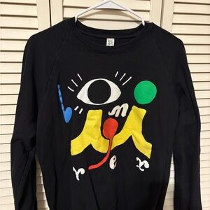 Colorful Graphic Bon Iver Crewneck Sweatshirt
